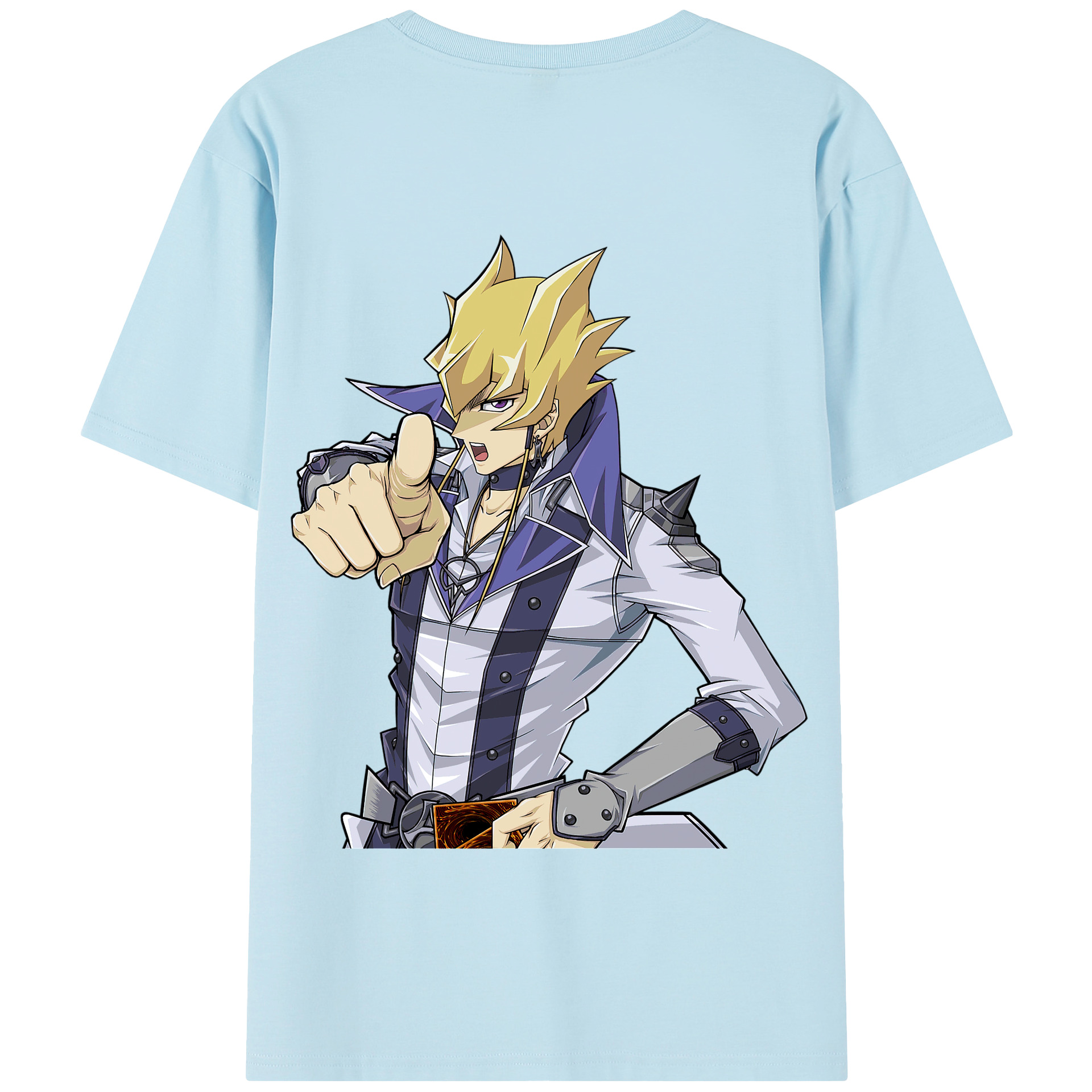 （画像用） 遊☆戯☆王 Yu-Gi-Oh! 綿100％半袖Tシャツ（背面プリント）